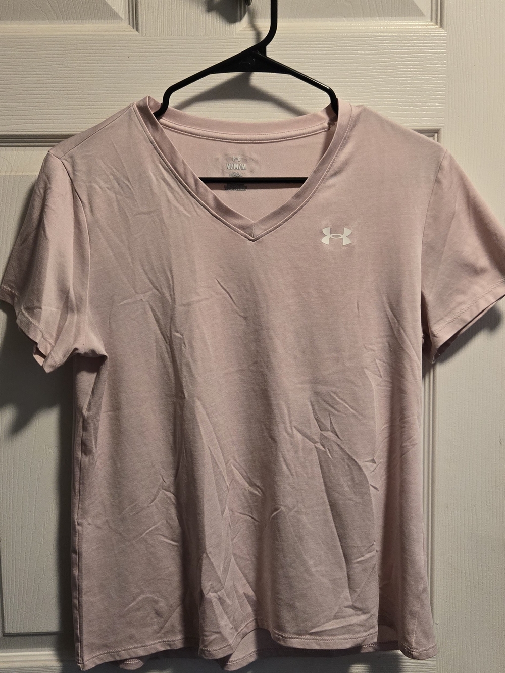 Under Armour Women's Pink V-Neck Performance Tee